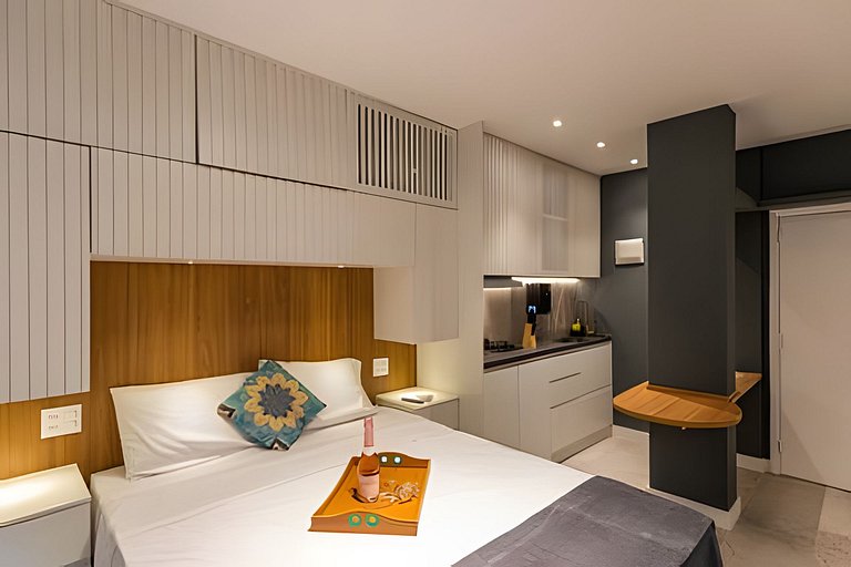 Excelente Stúdio, 2 min. da praia em Copa Posto 5