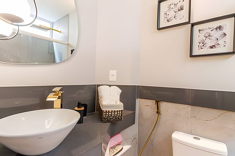 Excelente Stúdio, 2 min. da praia em Copa Posto 5