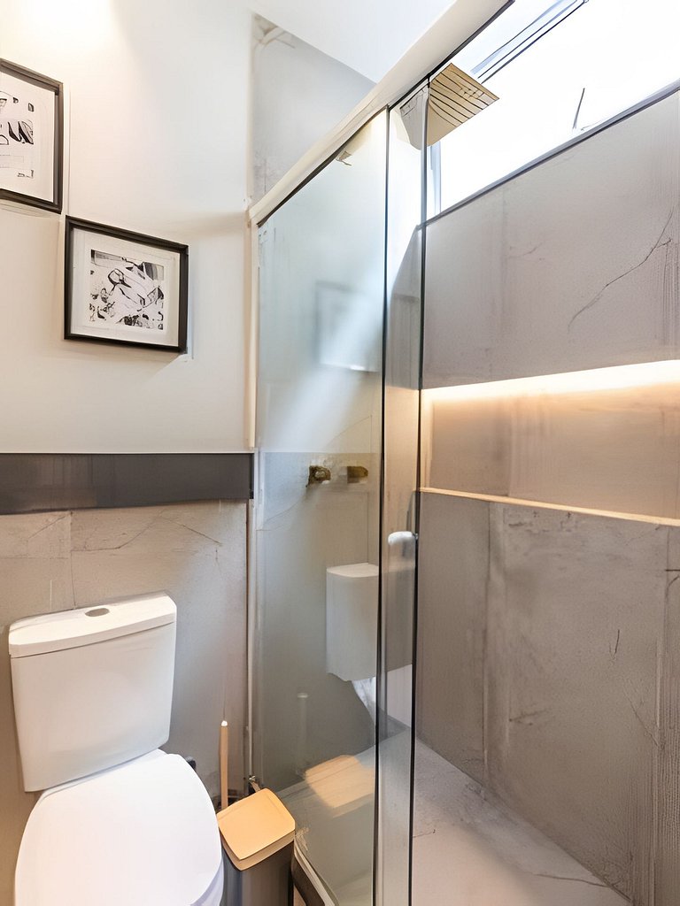 Excelente Stúdio, 2 min. da praia em Copa Posto 5