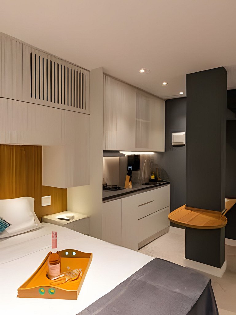 Excelente Stúdio, 2 min. da praia em Copa Posto 5