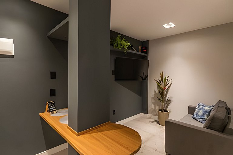 Excelente Stúdio, 2 min. da praia em Copa Posto 5