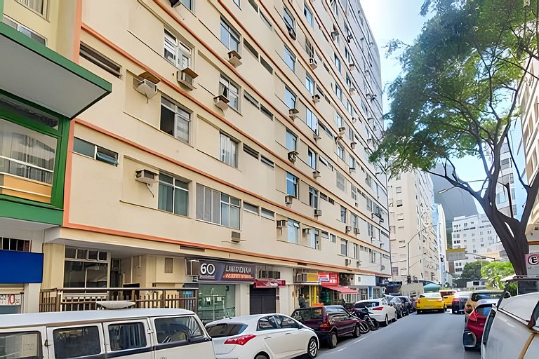 Excelente Stúdio, 2 min. da praia em Copa Posto 5