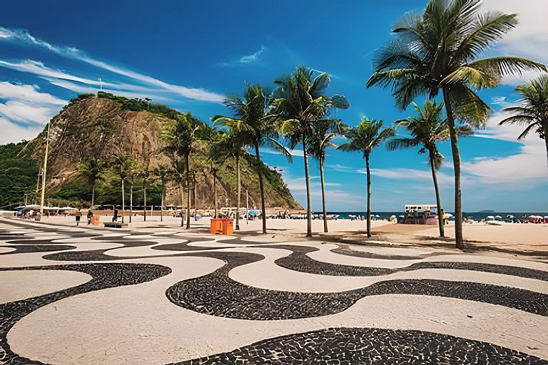 Magnífico Mezanino recém-reformado 2min. Praia