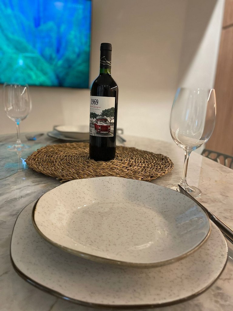 Sofisticação e Elegância com Vista Mar 2min Praia