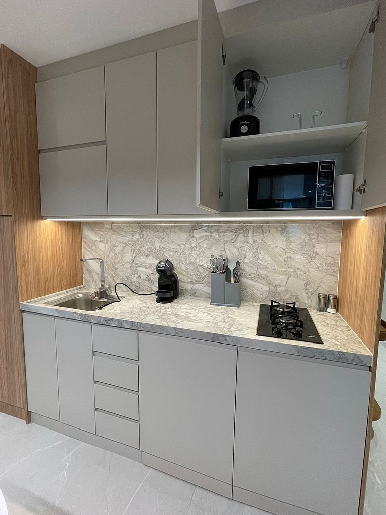 Sofisticação e Elegância com Vista Mar 2min Praia