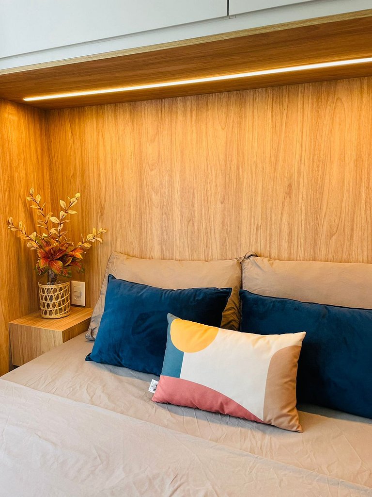 Sofisticação e Elegância com Vista Mar 2min Praia