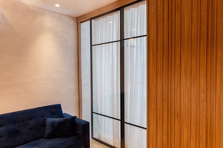 Sofisticação e Elegância com Vista Mar 2min Praia