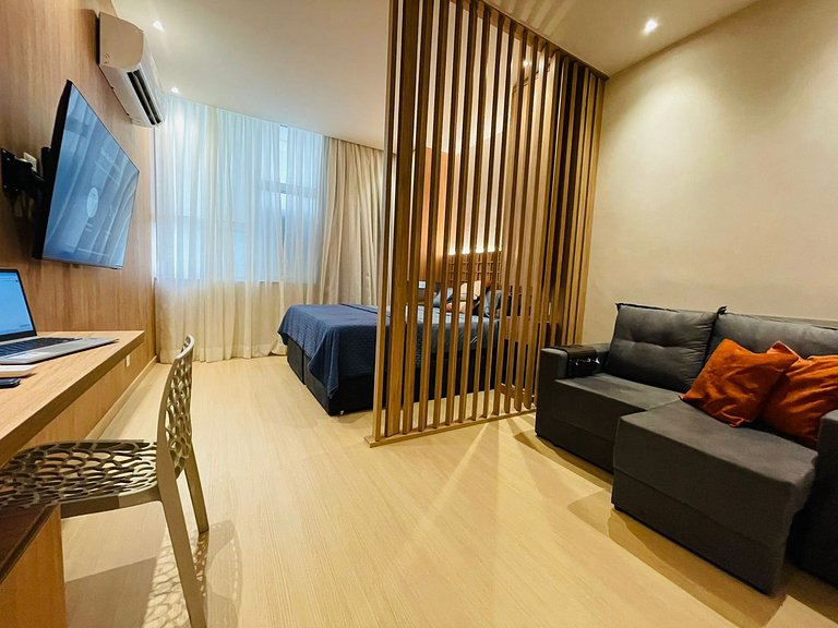 Fantástico Flat no Centro coladinho Consulado USA/Gate SDU L