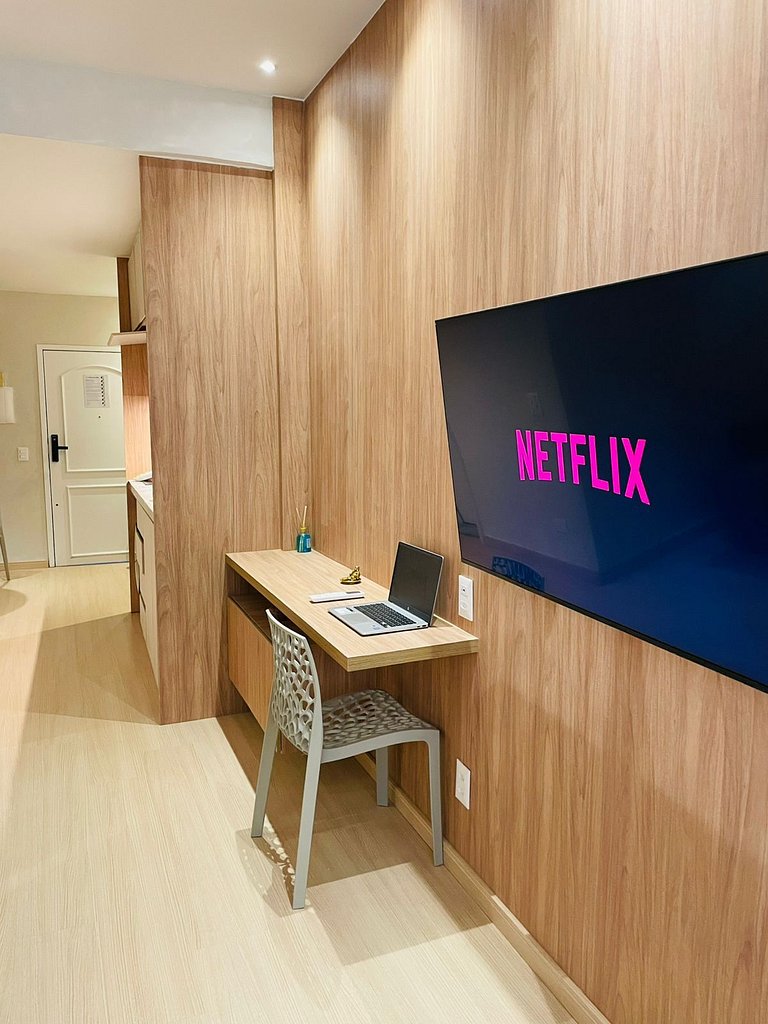 Fantástico Flat no Centro coladinho Consulado USA/Gate SDU L