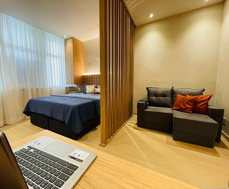 Fantástico Flat no Centro coladinho Consulado USA/Gate SDU L