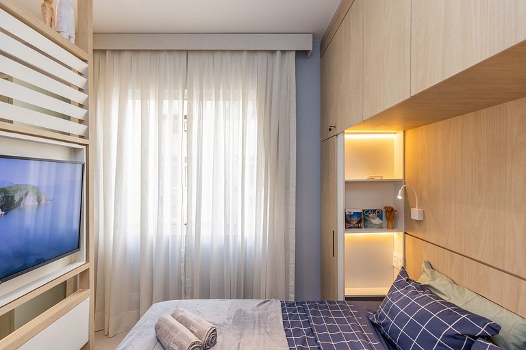 Fantástico Studio no Coração de Copacabana